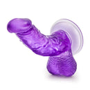 B Yours Sweet N Hard 8 Purple Realistic Dildo offering targeted G-spot and P-spot stimulation with lifelike design.