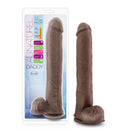 Au Naturel Daddy 14 Inches Sensa Feel Dual Density Dildo in packaging, showcasing its lifelike design and texture.