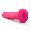 Neo 7.5 Inches Dual Density Cock Neon Pink with realistic texture and body-safe design.