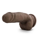 Au Naturel Sensa Feel Fat Boy Dildo 7 inch Chocolate, realistic design, dual-density technology by Blush Novelties.