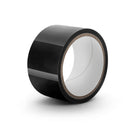 Temptasia Bondage Tape 60 feet Black roll on a white background.