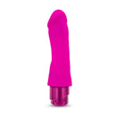 Luxe Marco Pink Realistic Vibrator showcasing its smooth silicone exterior and ergonomic design.