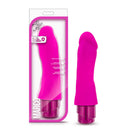 Luxe Marco Pink Realistic Vibrator displayed in packaging, showcasing its ergonomic design and silicone finish.
