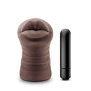 Hot Chocolate Renee Brown Vibrating Mouth Stroker alongside a vibrating bullet for enhanced stimulation.