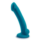 Temptasia Reina Teal Blue G-Spot Dildo designed for targeted internal stimulation with a smooth, realistic feel.