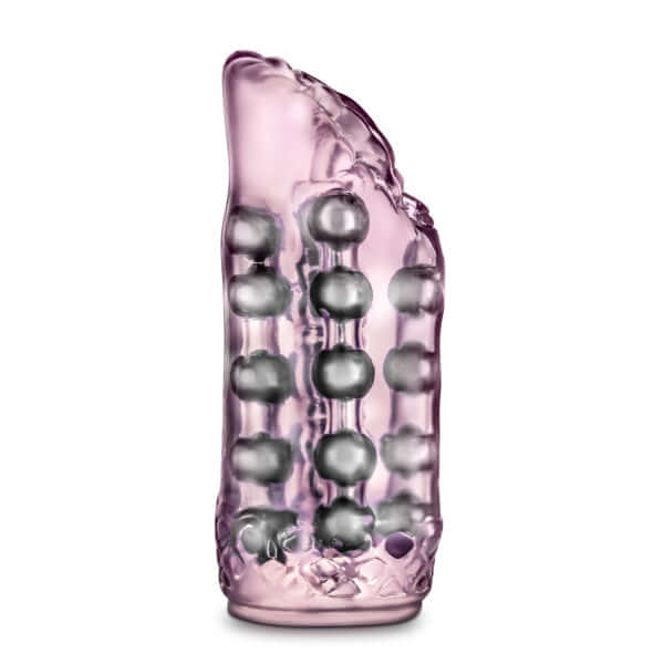 M for Men Super Stroker - Pink 5.5-Inch Realistic Masturbator with Ribbed Love Tunnel and Pleasure Pearls