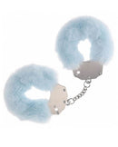 OUCH! HEAVY DUTY FLUFFY HANDCUFFS - POWDER BLUE-1