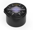 Kama Sutra Sex Magnet Blue Lotus Candle 2 Oz packaging, pheromone infused massage candle in black container.