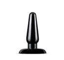 ANAL ADVENTURES BASIC ANAL PLUG - MEDIUM - BLACK-1