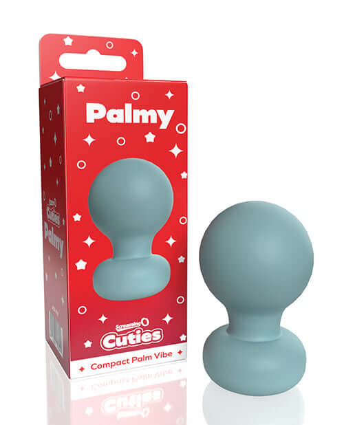 SCREAMING O CUTIES PALMY PALM VIBRATOR - POWDER BLUE-0