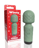 SCREAMING O CUTIES WINNY VIBRATING MINI WAND SAGE GREEN-0