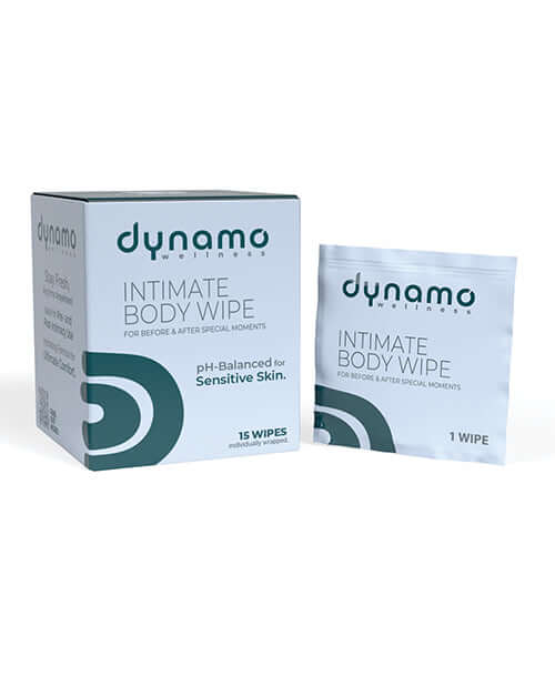 SCREAMING O DYNAMO WELLNESS INTIMATE BODY WIPES 15 PACK-0