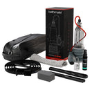 Bathmate HydroXtreme 8 Penis Pump Crystal Clear kit with pump, accessories and storage bag.