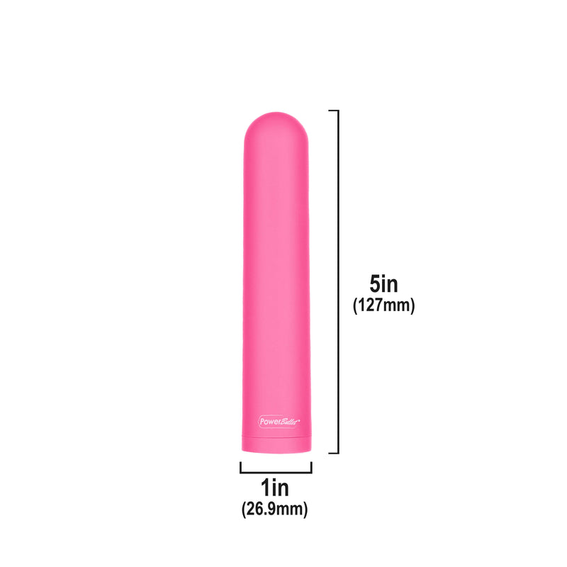 POWERBULLET EEZY PLEEZY 5 IN VIBE RECHARGEABLE PINK-2