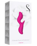 The Black Swan Dual Stimulation Vibrator Pink packaging showcasing its sleek design and brand image.