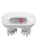 Swan Personal Massage System Body Massager White features non-slip silicone hands and adjustable settings for a soothing experience.