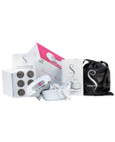 Swan Personal Massage System Body Massager White with accessories and packaging for full-body relaxation.