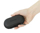 Power Bullet Essential 3.5 Inch Rechargeable Pink storage case held in a hand, compact and discreet.