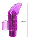 Frisky Finger Vibrator Purple, a discreet and rechargeable finger vibrator designed for powerful stimulation.