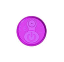 Frisky Finger Vibrator Purple button and power settings for enhanced stimulation.
