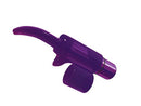 BMS Tingling Tongue Finger Vibrator Purple, a versatile finger-worn vibe for targeted stimulation and hands-free fun.