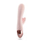 Blush Elora Pink Rabbit Vibrator with dual stimulation points and sleek Silicone shaft.