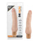 Blush Novelties Dr. Skin Vibe #7 Realistic 8.5" Waterproof Vibrator in Packaging and Product Display