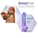 Au Naturel Roberto Latin Dildo with Sensa Feel dual-density technology, showcasing ultrsoft exterior and firm pliable core.