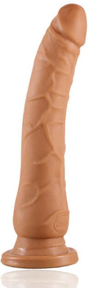 Au Naturel Roberto Latin Dildo features a realistic design with a veined shaft and firm base for versatility.