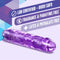 Naturally Yours The Little One Purple Vibrator - multi-speed, flexible, lab certified, fragrance and paraffin free, latex and phthalate free.