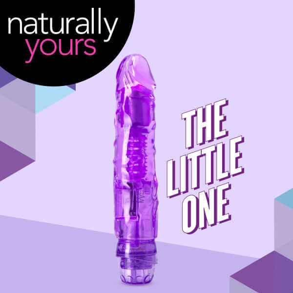 Naturally Yours The Little One Purple Vibrator with Multi-Speed and Flexible Shaft