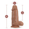 AU NATUREL CHUB 10IN DILDO MOCHA-5