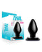 Anal Adventures XXL Butt Plug in black with tapered tip and thick girth for anal exploration, featuring body-safe PVC material.