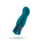 Oh My Gem Fierce Blue Topaz Rechargeable Silicone Vibrator for G-Spot and external stimulation.