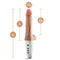 Dr. Skin Silicone Dr. Hammer 7-inch thrusting dildo with handle, remote control, and detailed size measurements.