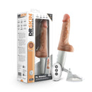 DR SKIN SILICONE DR HAMMER 7IN THRUSTING DILDO W/ HANDLE BEIGE-0