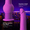 Impressions New York Gyro-Quake Purple Dildo with Realistic Shaft and Strong Suction Cup Base for Enhanced Pleasure and Hands-Free Play