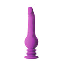 Impressions New York Gyro-Quake Purple Dildo - Gen 2 Rumbly Thumping - Platinum Silicone