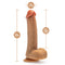 DR SKIN SILICONE DR PHILLIPS 8.5IN THRUSTING DILDO TAN-4