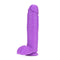NEO 10IN DUAL DENSITY DILDO NEON PURPLE-1
