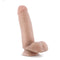 DR SKIN GLIDE 7IN SELF LUBRICATING DILDO W BALLS VANILLA-2