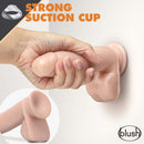 DR SKIN GLIDE 7IN SELF LUBRICATING DILDO W BALLS VANILLA-8