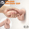 DR SKIN GLIDE 7IN SELF LUBRICATING DILDO W BALLS VANILLA-8