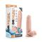 DR SKIN GLIDE 7IN SELF LUBRICATING DILDO W BALLS VANILLA-0