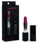 Lipstick Vibe Discreet Massager in elegant packaging, resembling a classic lipstick, perfect for portable pleasure.