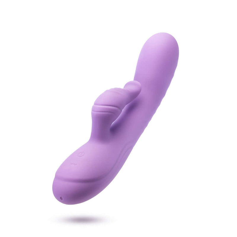 Blush Evelyn Purple Rabbit Vibrator with RumboTech Powered Vibrations in lavender color.