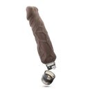 Au Naturel Home Wrecker Brown Dildo showcasing realistic design and built-in vibration for enhanced performance.