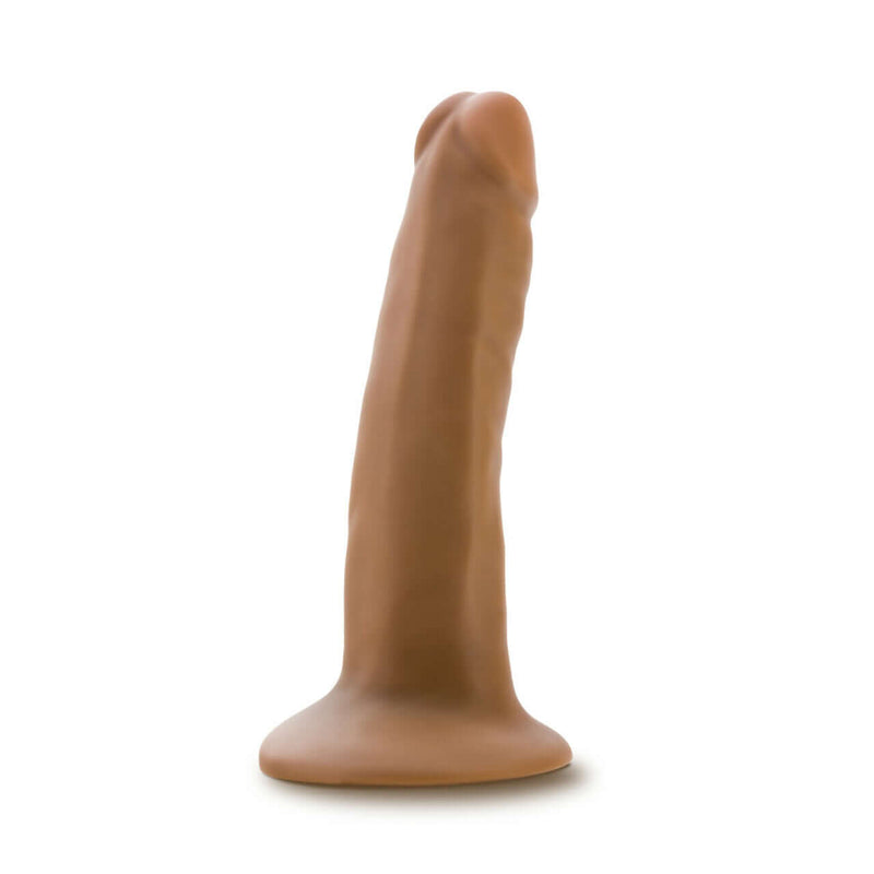 DR SKIN SILICONE DR LUCAS 5IN DILDO MOCHA-2