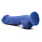 Avant D8 Ergo Indigo Dildo by Blush Novelties - Modern, hand-sculpted, dual-density, body-safe platinum silicone, blue artisanal design