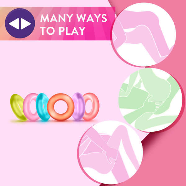 PLAY WITH ME KING OF THE RING 6CT COCK RINGS-6